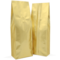 250 Side Gusset Bags with Valve and Tin Tie